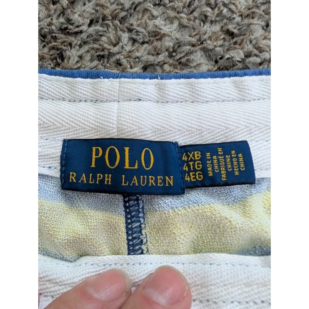 Polo Ralph Lauren Men's Shorts 4XB Big & Tall Striped Multicolor Cotton Pony